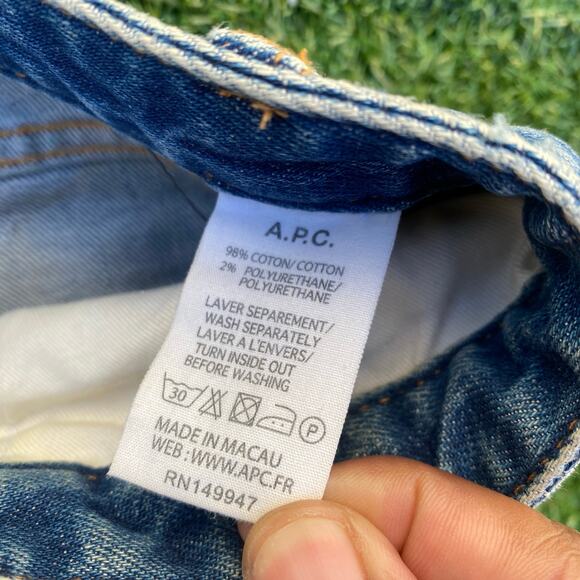 A.P.C. Women's High Standard Denim Jeans 28 - Picture 4 of 7